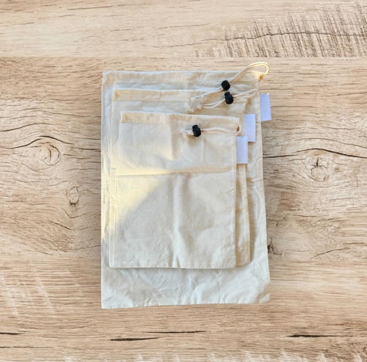 Shopping Bag Set (7) 100% Cotton